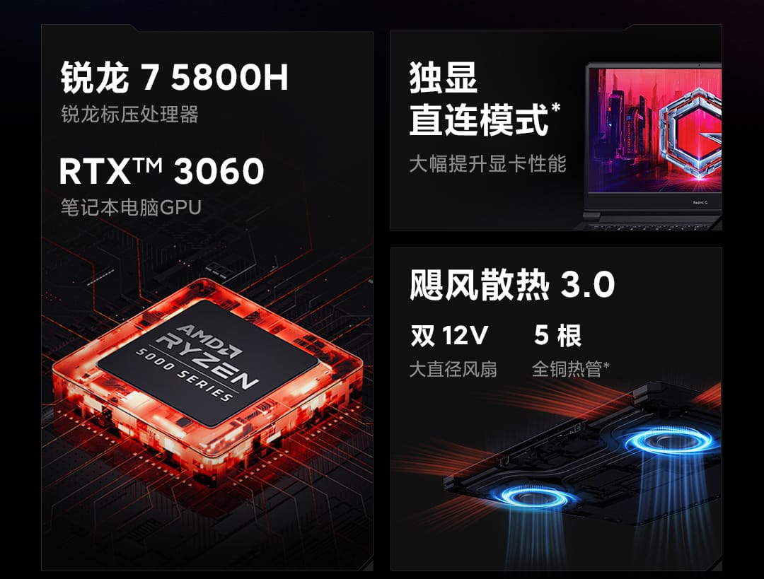 Xiaomi Redmi G (2021) Laptop - obrazek 15