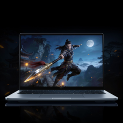 Ekran 14 cali Xiaomi Redmibook 14 Pro 2026 wyświetlający intensywne treści graficzne