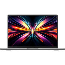 Laptop Xiaomi Redmibook 16 (2026), widok z przodu ekran 16 cali, srebrna obudowa